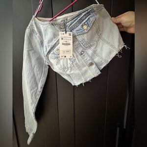 Zara Light Blue Denim Jacket